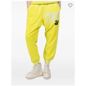 FREE CITY pocket sweatpants- sunfades yellow